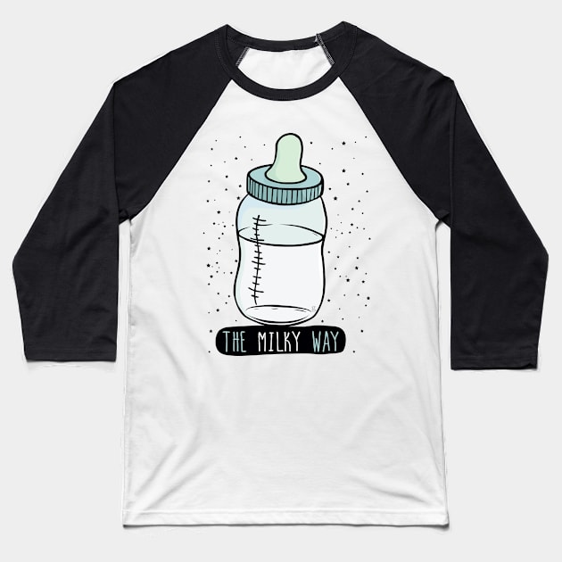 the milky way Baseball T-Shirt by gtee